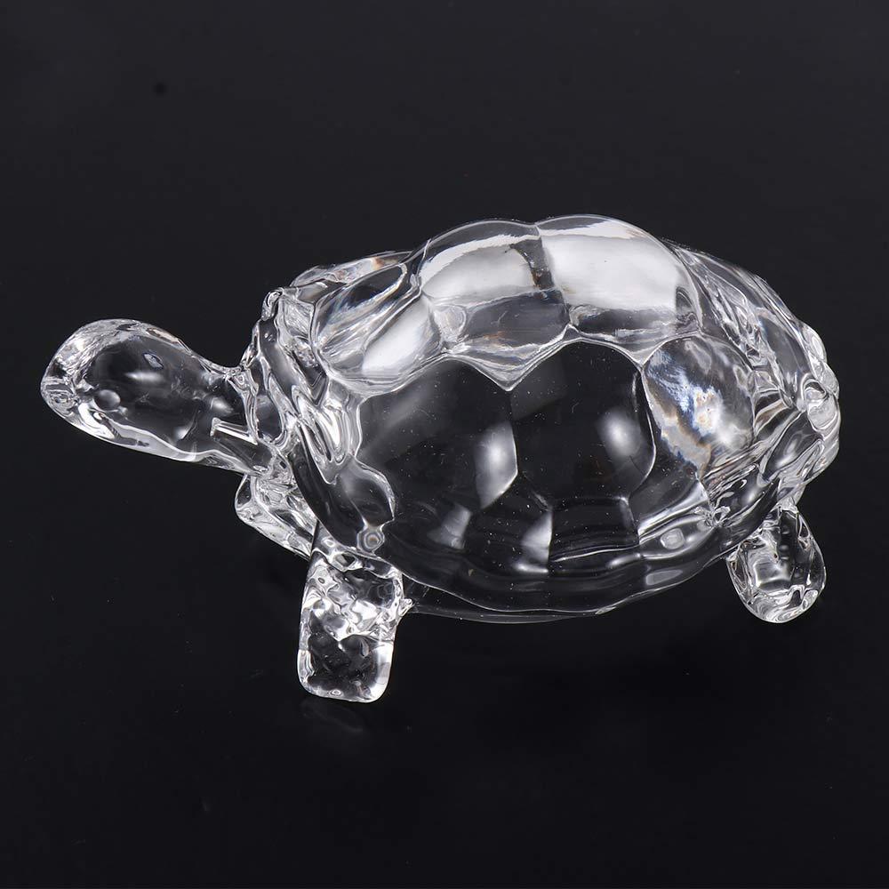 Home Decoration Symbolize Happiness Tortoise Statue Crystal Turtle Craft Gift Desktop Ornament
