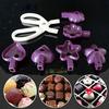 New 7pcs Lolly Pop Lollipop Mold Cooking Tool Mold Cookie Cutter Clip Cake Chocolate Baking Mold