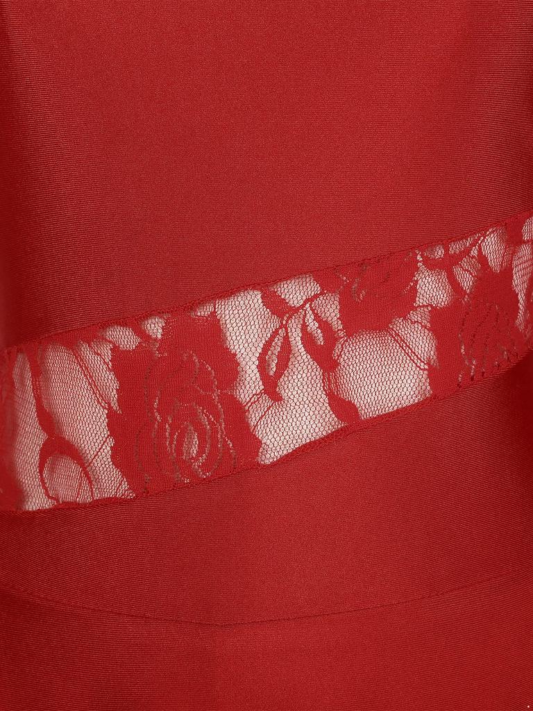 Женское танцевальное платье с длинным рукавом, кружевное лоскутное платье с вырезом на одно плечо, разрез на подоле