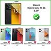 Защита камеры - Phonillico® - Xiaomi Redmi Note 13 5G - Набор из 2 штук - Закаленное стекло - Прозрачный