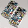 Чехол для телефона Cartoon Graffiti для Apple iPhone16promax - мягкий силиконовый прозрачный противоударный креативный чехол для iPhone16/15/14/13/12/11/Pro/Plus/Promax