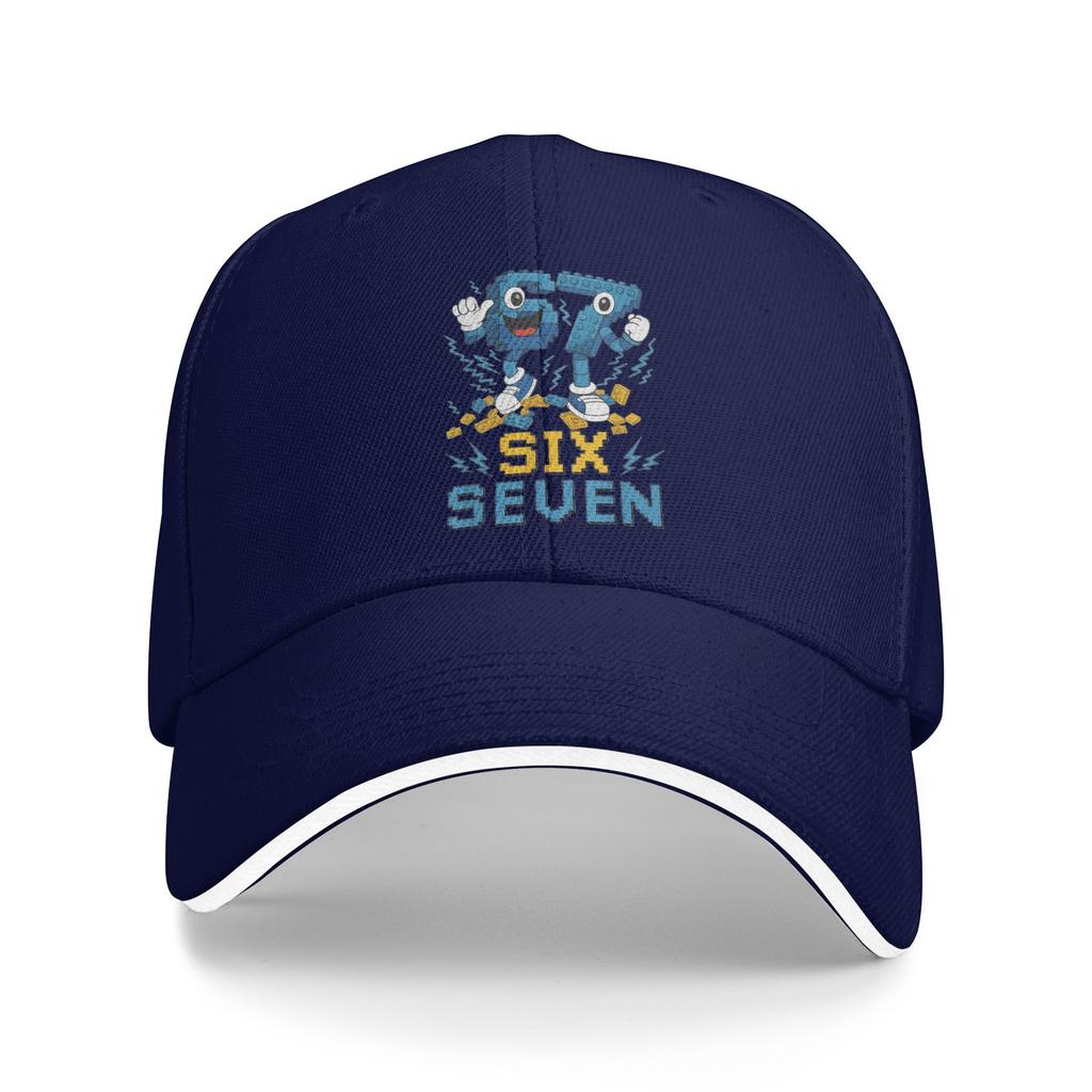 Funny Meme 67 Six Seven 6 7 Italian Brainrot Sun Baseball Cap Summer Male Design Hip Hop Hats Hot Sale Trendy Snapback Cap