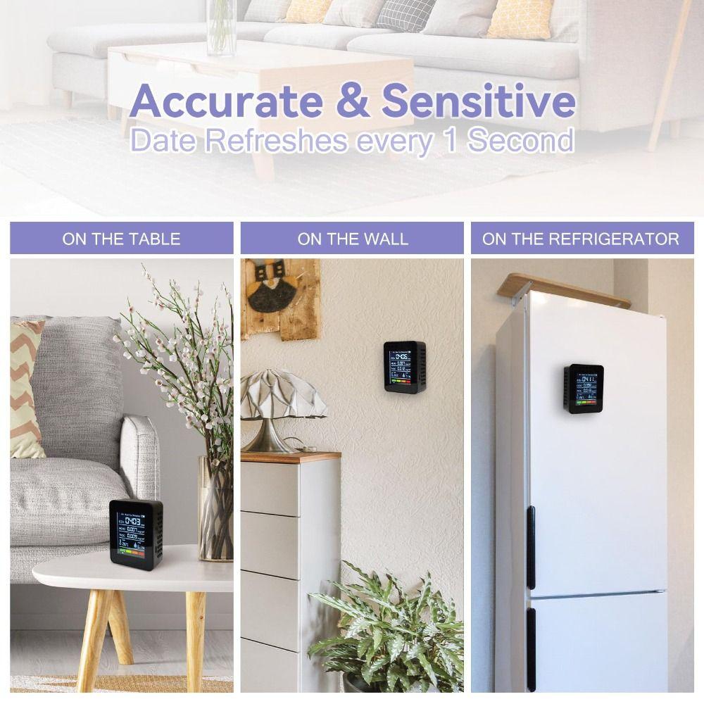 Внутренний HCHO CO2 TVOC Тестер Интеллектуальные мониторы формальдегида Дом, Школа, Гостиница, Офис