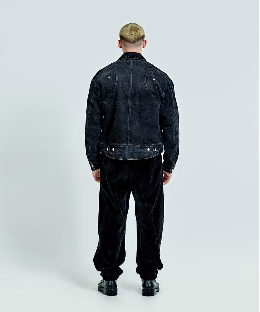 51Percent Tunnel Lining Denim Jacket - Washed Black