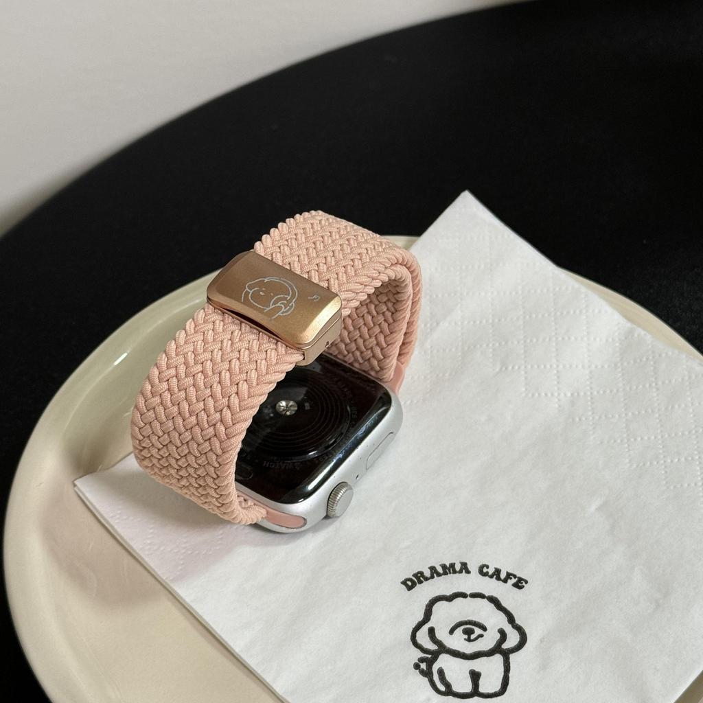 Плетеный ремешок для часов Music Puppy для Apple Watch Series 5-9 и SE