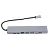 8-в-1 USB C концентратор Type-C адаптер-хаб док-станция многопортовый адаптер с 4K HD RJ45 Ethernet USB 2.0 PD портом зарядки Совместим с ПК Ноутбуком Телевизором
