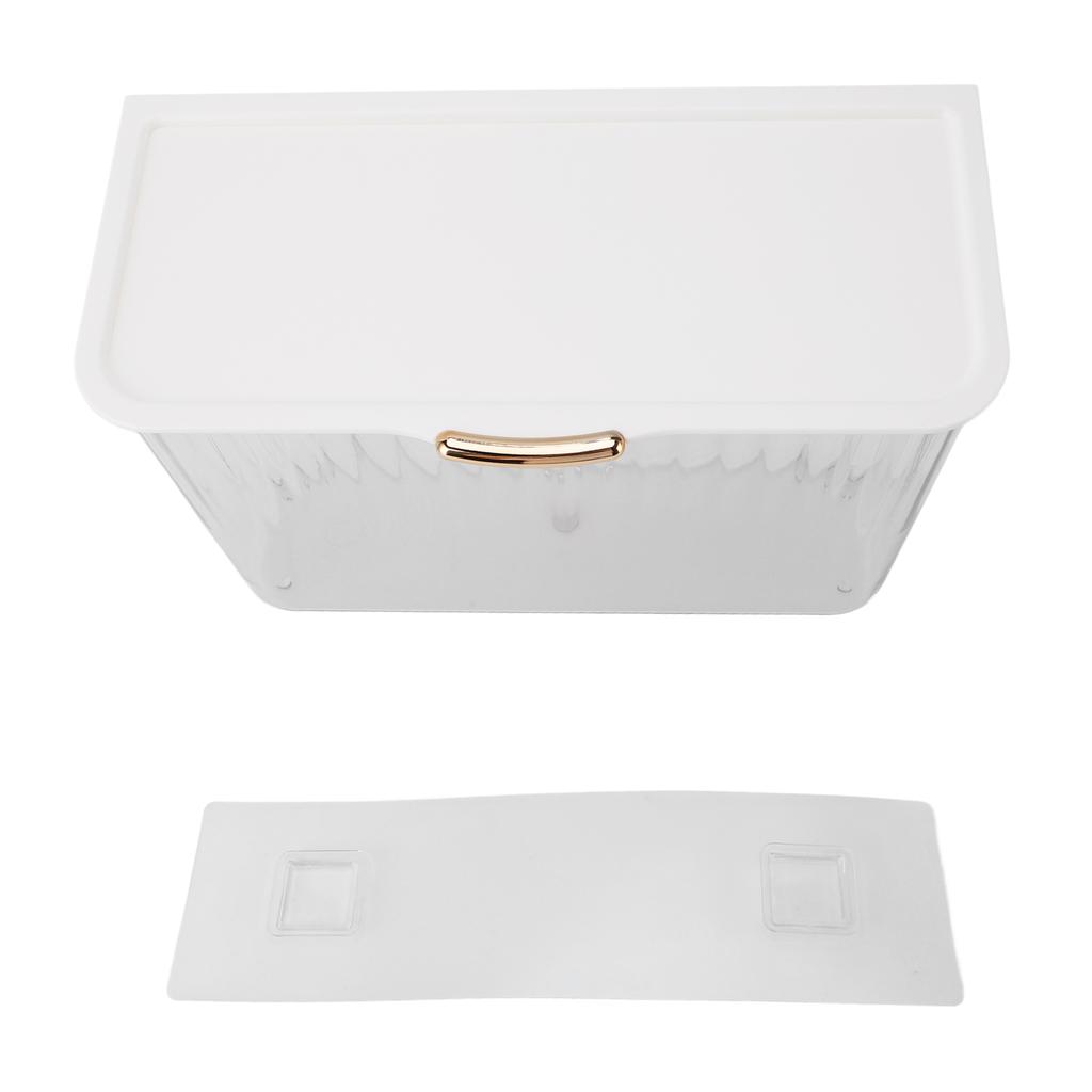 4L Wall Mounted Laundry Basket Dustproof Multifunction Wall Hanging Dirty Clothes Basket with Lid