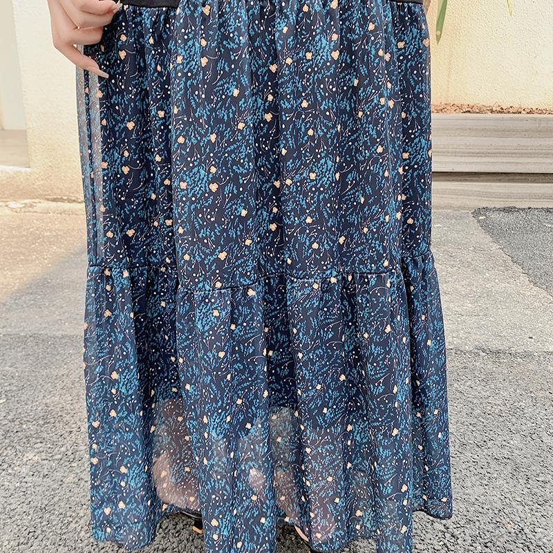 DIMANAF 2023 Летняя футболка размера плюс, женское хлопковое свободное платье с круглым вырезом и полосатым принтом с короткими рукавами, сращенные женские платья, повседневные женские платья