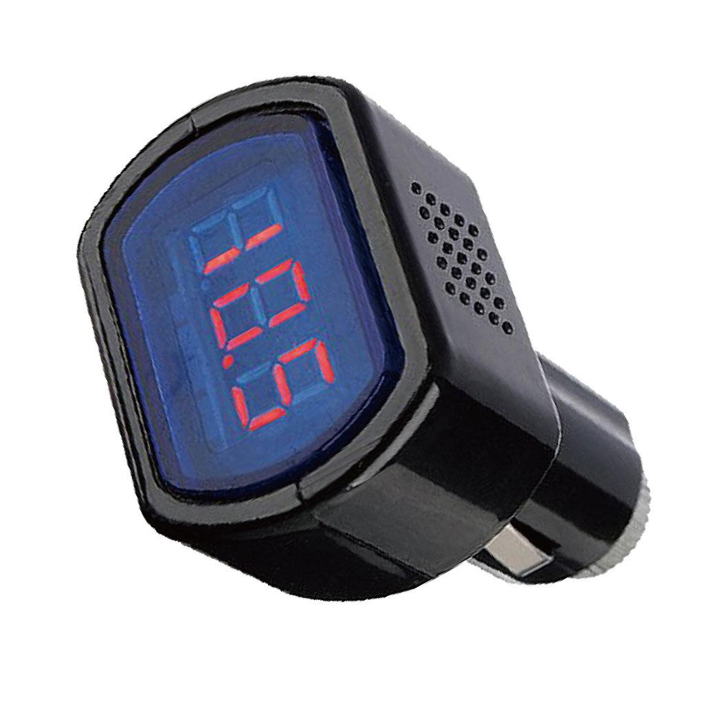 Мини-вольтметр, цифровой монитор, портативный автомобильный тестер напряжения, индикатор, измерительный детектор питания, практичный прибор для автомобиля