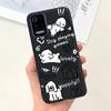Чехол для телефона LG K52 Q52 2020, мягкий матовый силиконовый чехол для LGK52 LGQ52 2020, чехол в готическом стиле, мультяшная задняя крышка, милый узор