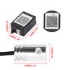 6 in 1 RGB LED Atmosphere Car Interior Ambient Light Kit Fiber Optic Strips Light By App Control DIY Music 6M Fiber Optic Band