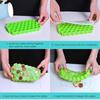 Silicone Honeycomb Movable 37 Ice Tray with removable lid silicone ice cube mold BPA-free 6