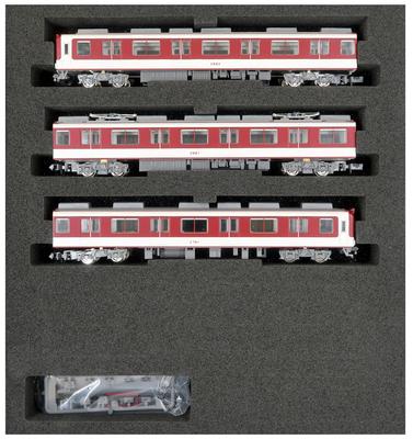 Green Max N gauge Kintetsu серия 2680 тип набор 50735 Железнодорожная модель поезда (2682 формирование) 3-вагонный (с силой)