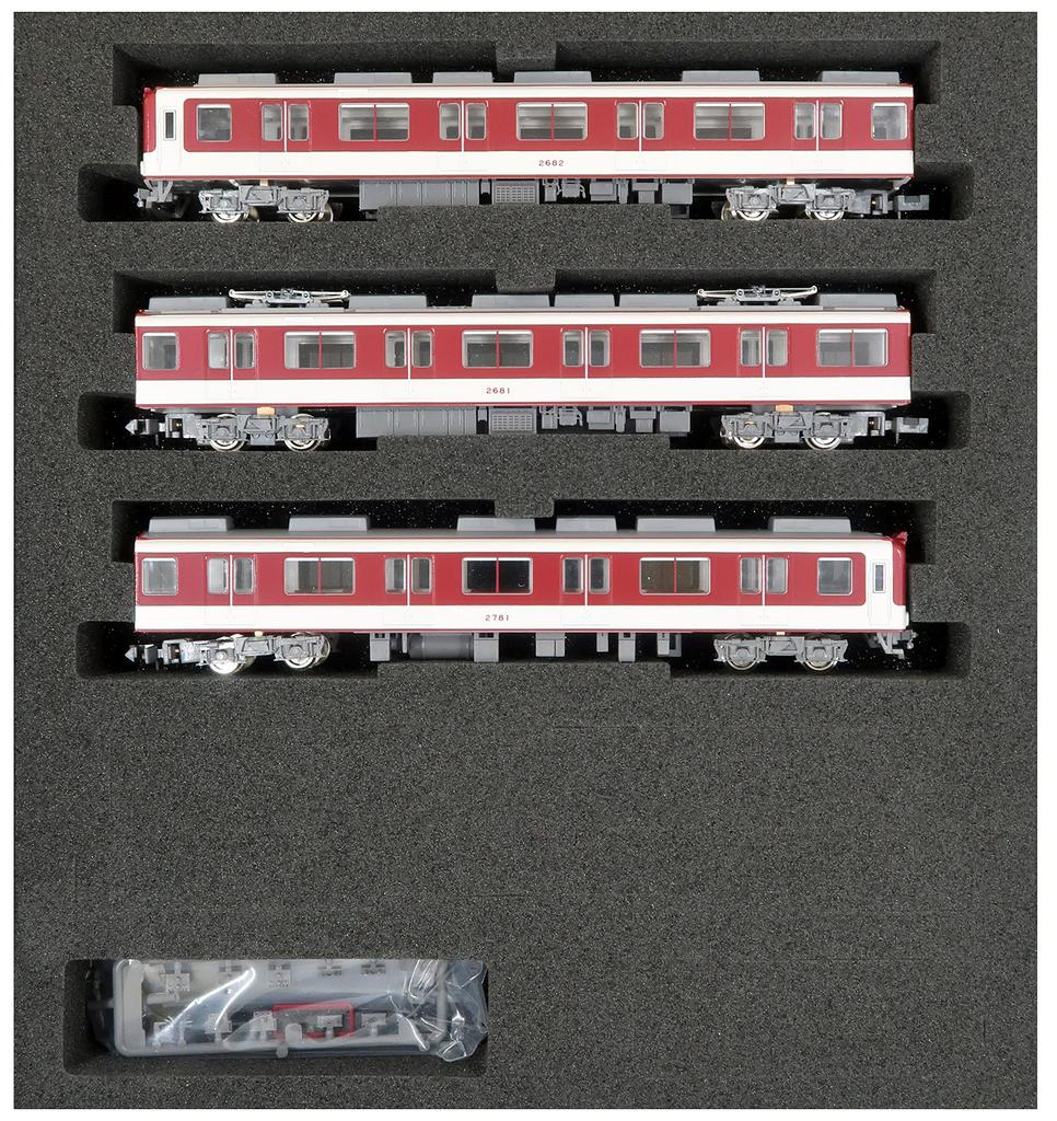 Greenmax N Gauge Kintetsu 2680 Series Type Set 50735 Model Train (2682) 3-Car (Motorized)