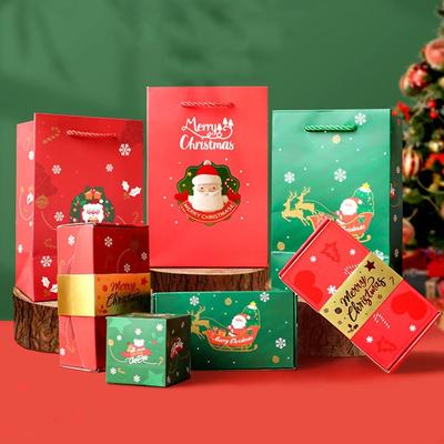 Складная рождественская коробка-сюрприз, украшение для рождественской вечеринки, подарочная коробка-сюрприз, прыгающий конверт