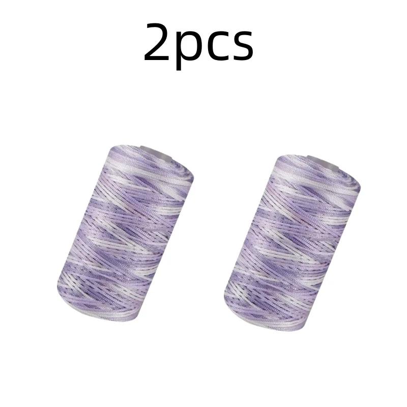 100 г Новая летняя пряжа для вязания крючком 1,5 мм шнур тонкая ледяная хлопковая нить для ручного вязания сумки шляпы обуви пряжа хило