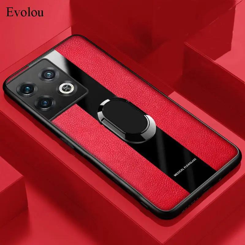 Чехол для телефона из ПВХ и полиуретановой кожи для Xiaomi 14T Pro, с магнитной металлической подставкой-кольцом, противоударный защитный чехол для Xiaomi 13T Pro