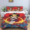 This three-piece bedding set, themed around the classic anime "Sailor Moon," features soft and comfortable duvet and pillowcases