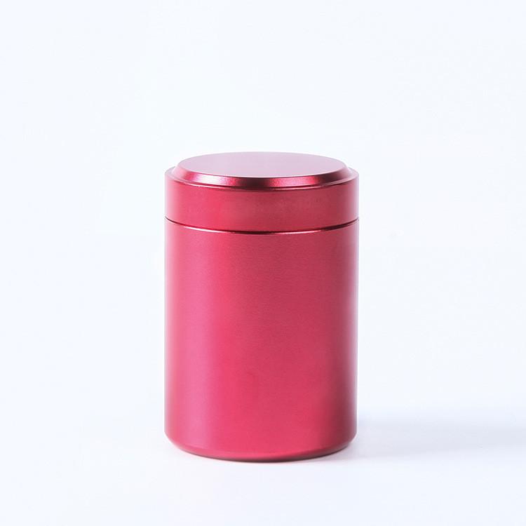 Mini Airtight Smell Proof Container Quality Stainless Steel Tea Cans Herb Stash Jar Tea Coffee Storage Box Tea Caddies Box