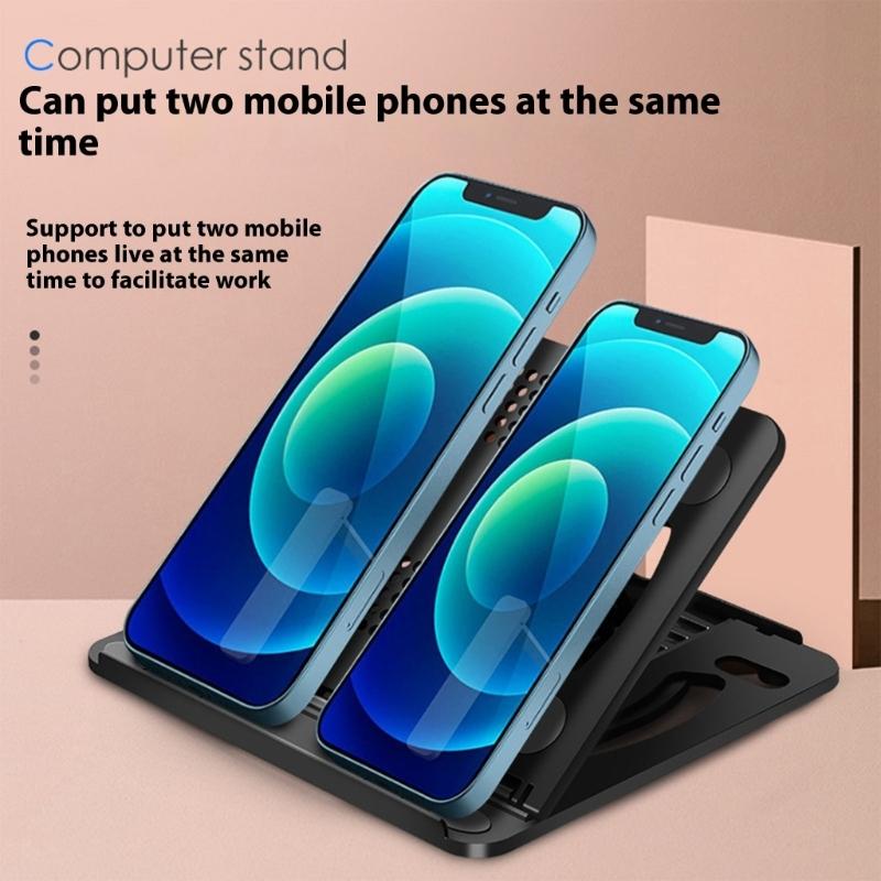 Подставка для ноутбука для стола Портативная и регулируемая подставка для ноутбука с вращающимся на 360 градусов основанием Держит ноутбук Дома