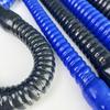 ID16~75mm Blue Black Universal Silicone Flexible Hose Car Air Intake Pipe Radiator Tube Intercooler Steel wire corrugated Tube