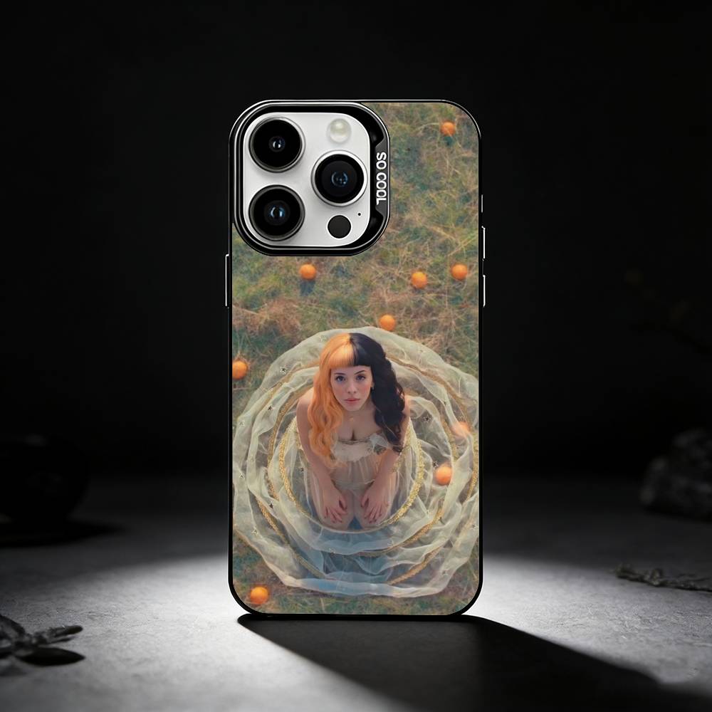 M-Melanie Martinez Portals Phone Case For iPhone 17,16,15,14,13,12,11 Plus,Pro Max,XS,Colored silver phone case