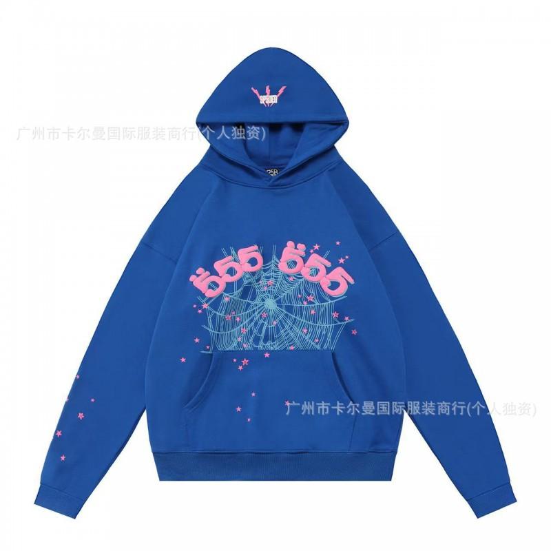 Sp5der Streetwear Hoodie Couples Unisex Oversized Cotton Pullover Sweatshirt Winter Casual Hip Hop