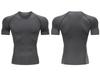 Мужская спортивная футболка с коротким рукавом, быстросохнущая, компрессионная