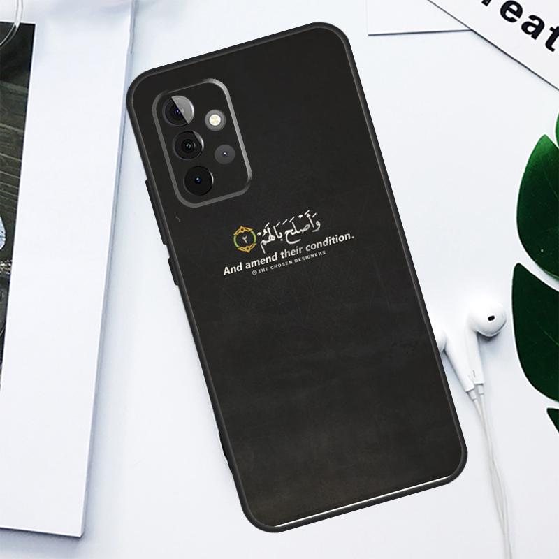 Мусульманская Сура Ихлас Исламский Для Samsung Galaxy A52 A22 A32 A54 A34 A14 A55 A35 A15 A53 A33 A13 A05 A06 A16 Чехол для Телефона