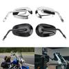 Для Harley XL883 XL1200 FXDB FXDWG Davidson Road King Street Glide Fat Boy Sportster Iron Softail 8 мм Зеркала заднего вида боковые