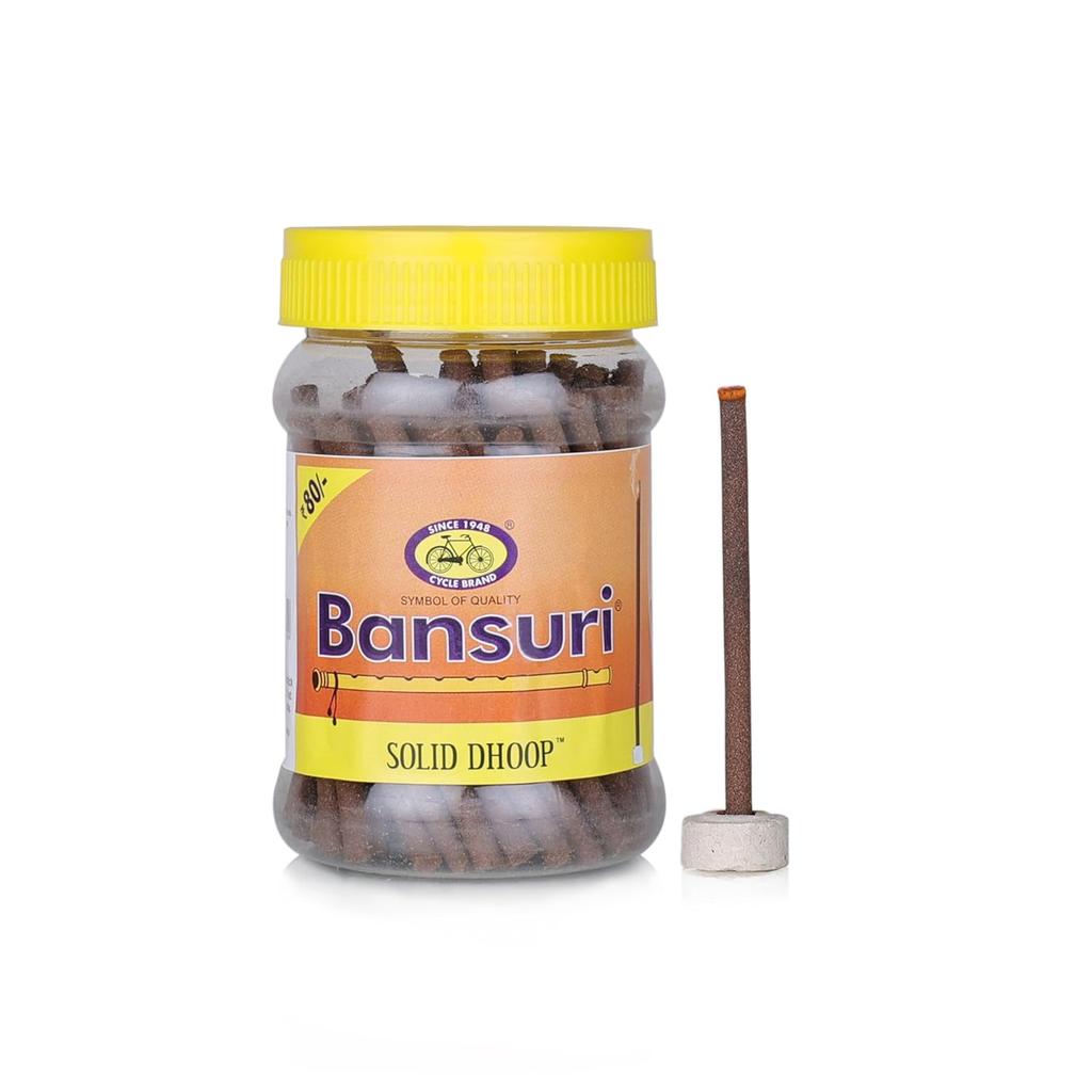 Cycle Pure Bansuri Bambooless Dhoop Sticks 4 упаковки по 100 г каждая Ручной работы для Пуджи Медитации Йоги