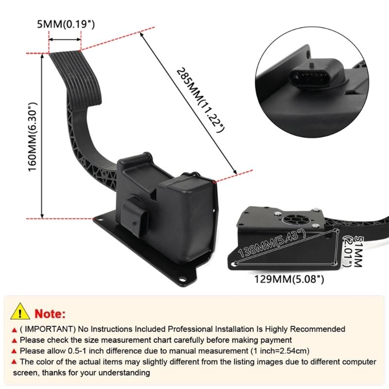 Electronic Throttle Foot Gas- Pedal Fits for   RZR1000 570 900 2014-2023 Replaces 4014042