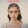 Pearls Weave Pearl Hat Chain Hand-Made Bridal Head Ornament Mesh Hair Accessories  Bridal Party