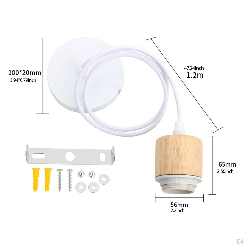 Подвесной светильник E27 в индустриальном стиле с кабелем, Идеально подходит для баров, отелей, гостиных, кафе и домов.