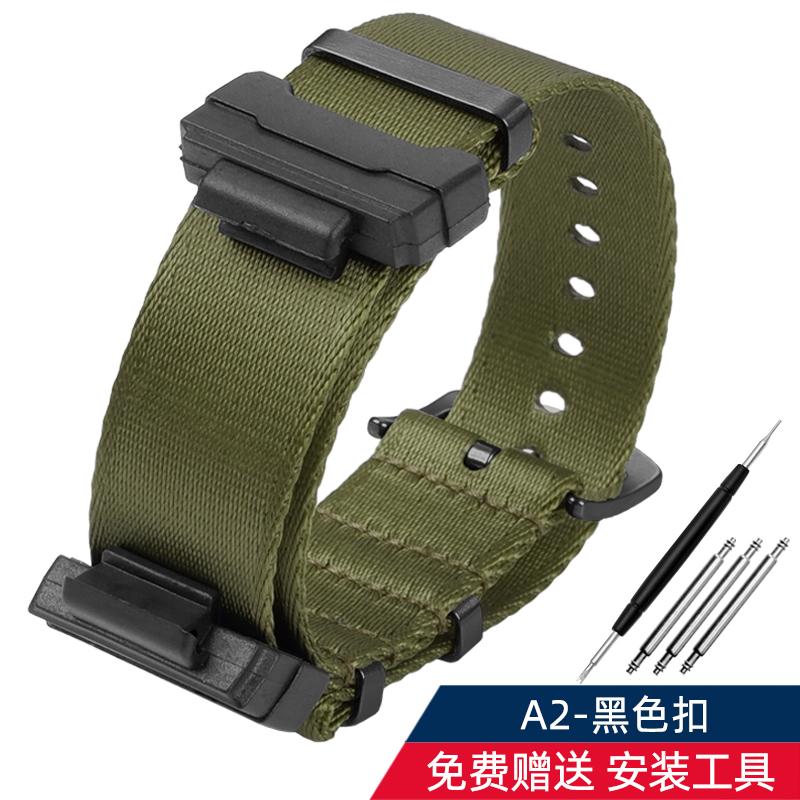 Адаптер 16 мм + Нейлоновый ремешок для Casio Gshock GA120 GA100 5600 GWM5610 DW6600 Аксессуары для ремешка часов