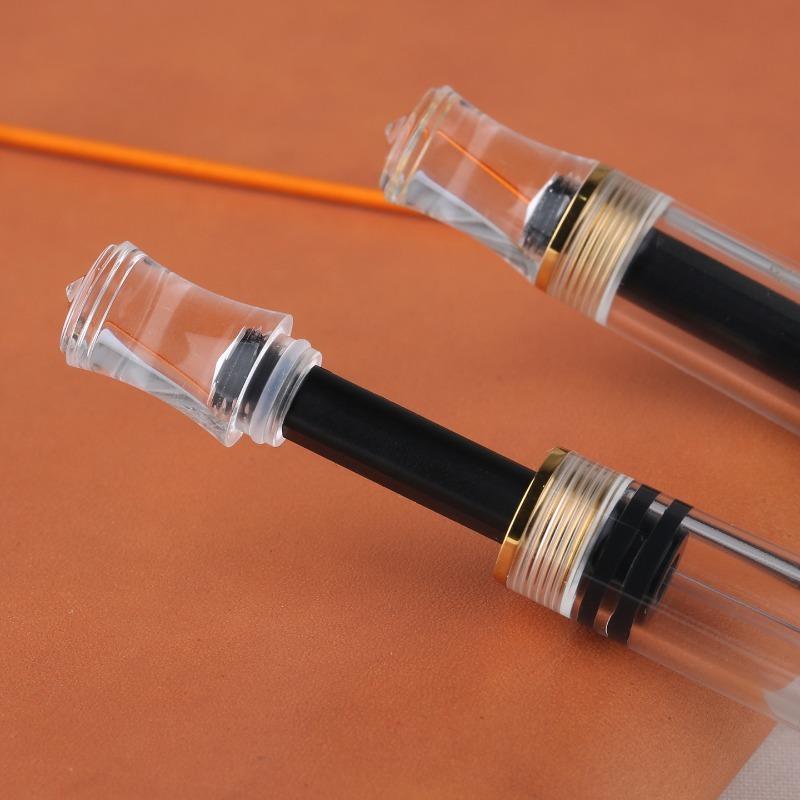 Вакуумная перьевая ручка PENBBS 470, большой объем, прозрачный акрил, ручка PK MAJOHN HONGDIAN JINHAO, канцелярские товары, школьные принадлежности