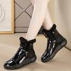 Light Comfort Warm Winter Boots Women Shoes Boots Patent Leather Winter Sneaker Casual Shoes Warm Snow Boots Flat Boots