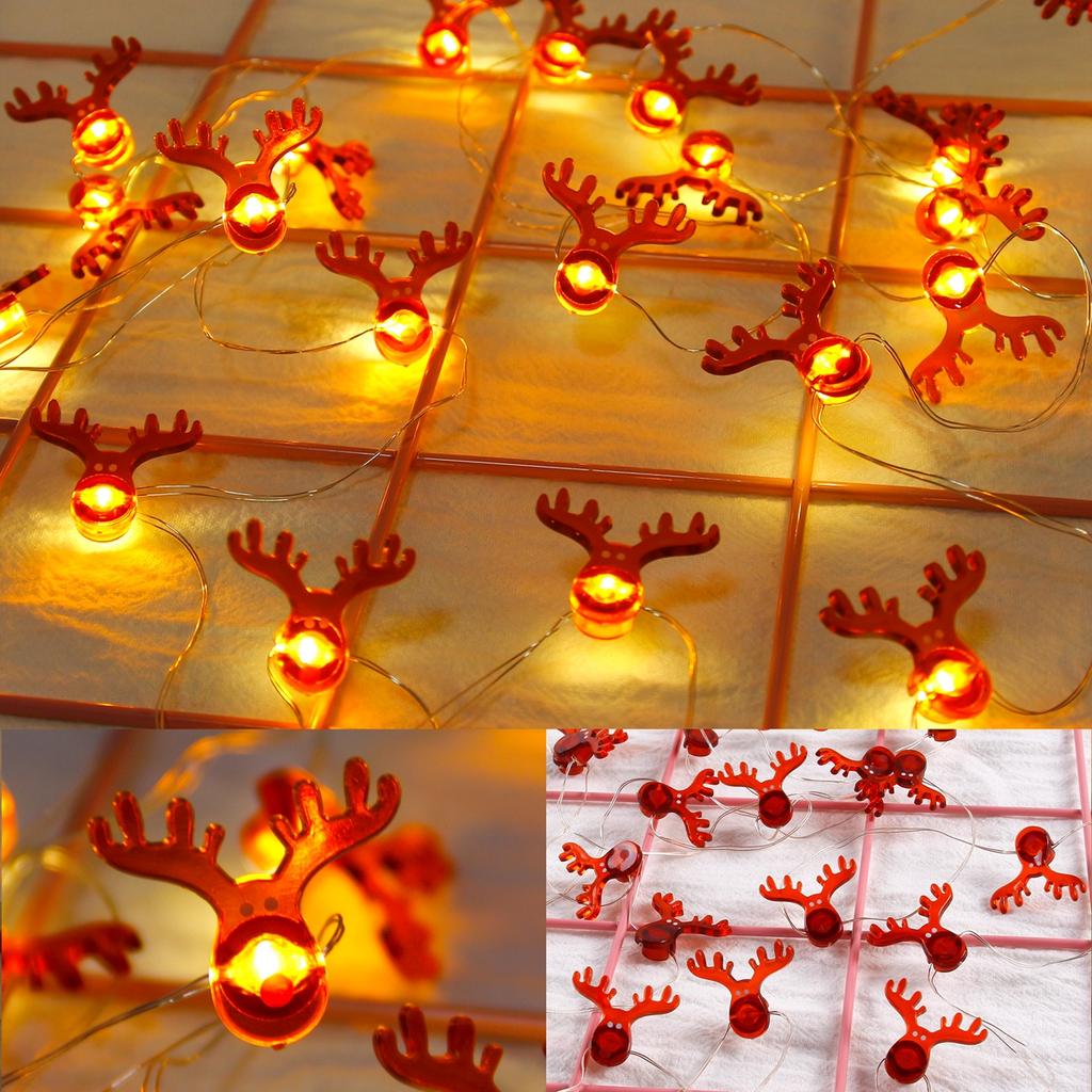 Santa Claus Garland Snowman Light Christmas Decorations for Home 2024 Xmas Tree Ornament Navidad Noel Decor Gifts New Year 2024