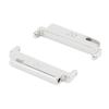 1 Pair Metal Material Watch Band Adapter Black Color Band Connection Adapter  Damaged Connectors