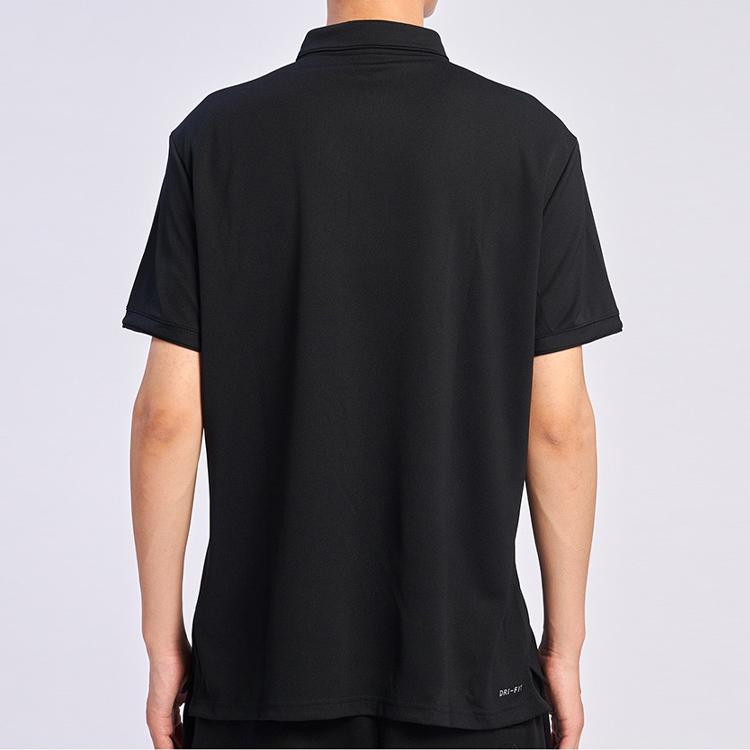 Nike Повседневная спортивная рубашка-поло с коротким рукавом, мужские топы, черные AQ5304-010