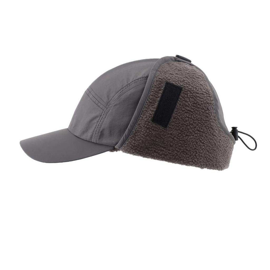 Connectyle Waterproof Winter Cap with Ear Cold Weather Hat with Face Work Fishing Dark Gray Men's Flaps, Cover, Cap, Cap,