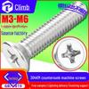 Custom Flat Head 304 Stainless Steel Cross Countersunk Machine Screws M3 M4 M5
