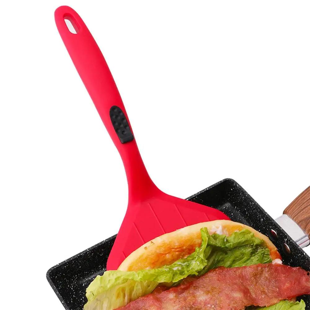 Силиконовая лопатка для кухонных гаджетов Скребок для говядины и яиц Лопатка для пиццы Сковорода с антипригарным покрытием Подъемники для еды Кухонная утварь для кухни