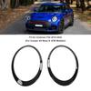 2pcs Gloss Black Headlight Surround Cover Trims Molding for MINI Cooper Clubman F54 S JCW 2015 2016 2017 2018 2019 2020-2025