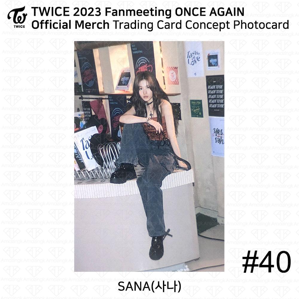 Twice Фан-встреча «ONCE AGAIN» в честь 8-й годовщины. Всплывающая карточка с коллекционной карточкой MD.