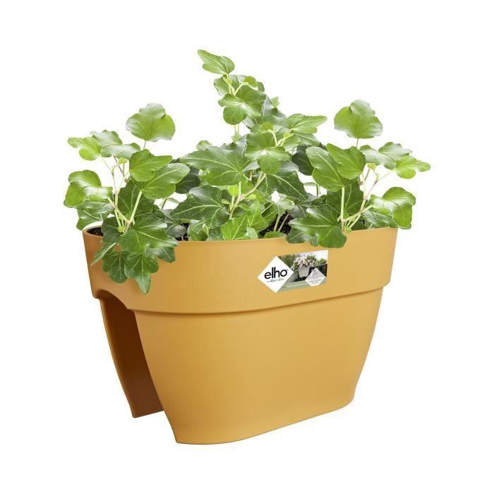 ELHO Balconnière Vibia Campana Flower Bridge 40 - 26x39x22cm - Balcon extérieur - Jaune Miel