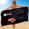 1Pc Jujutsu Kaisen Characters Beach Towel, Quick Dry, Multi-Use for Beach Pool Gym Yoga Home Travel, Christmas, Halloween, Xmas Gift M928156