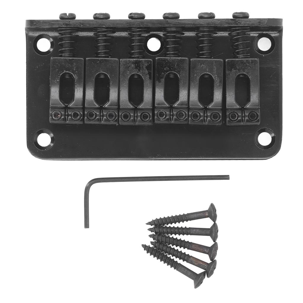 Hardtail Bridge 78mm Fixed for Strat Tele 6 String Electric Guitar Replacement Accessories
