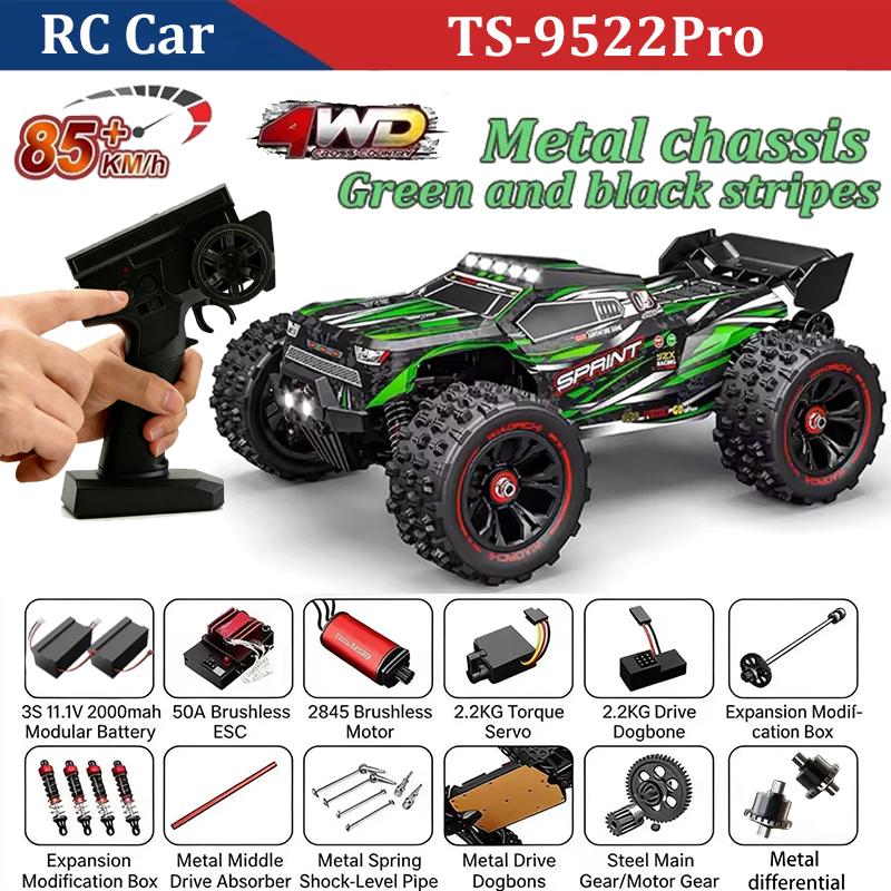 WLtoys 9522 PRO 85 км/ч Высокоскоростная RC Машинка Бесколлекторный 4WD Привод Внедорожник Дрифт 1:16 Профессиональный гоночный автомобиль 9522 50 км/ч Игрушка для мальчика