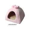 Dog Cat Bed Washable Indoor Autumn Winter Self Warming Cozy Kennel Pet Tent Cave